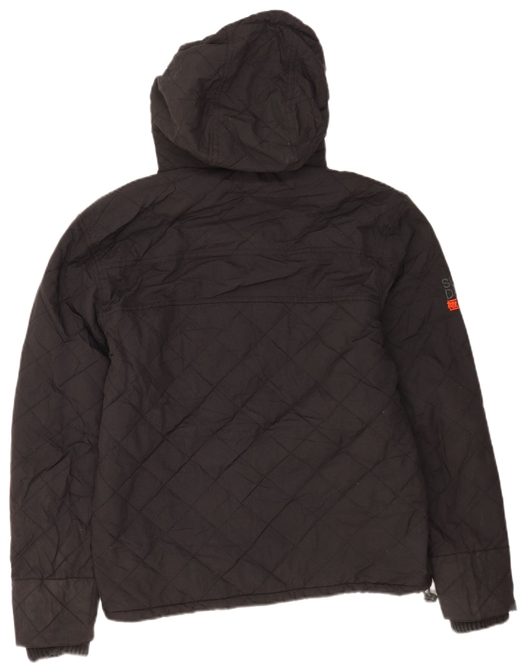 Мужская ветровка с капюшоном Superdry UK 38, средний черный