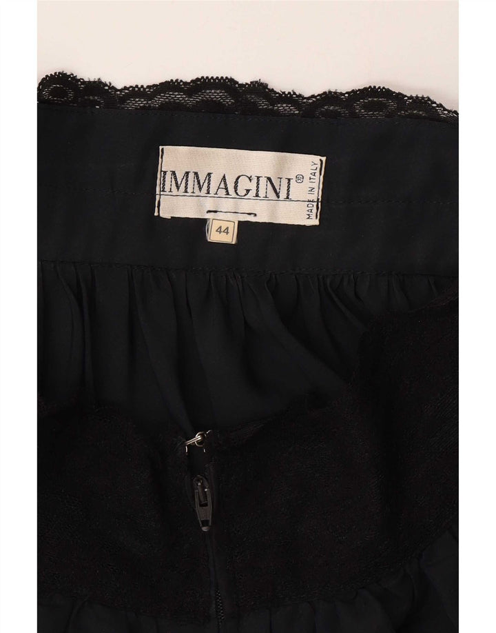 Immagini Женская расклешенная юбка IT 44 Medium W34 Черный