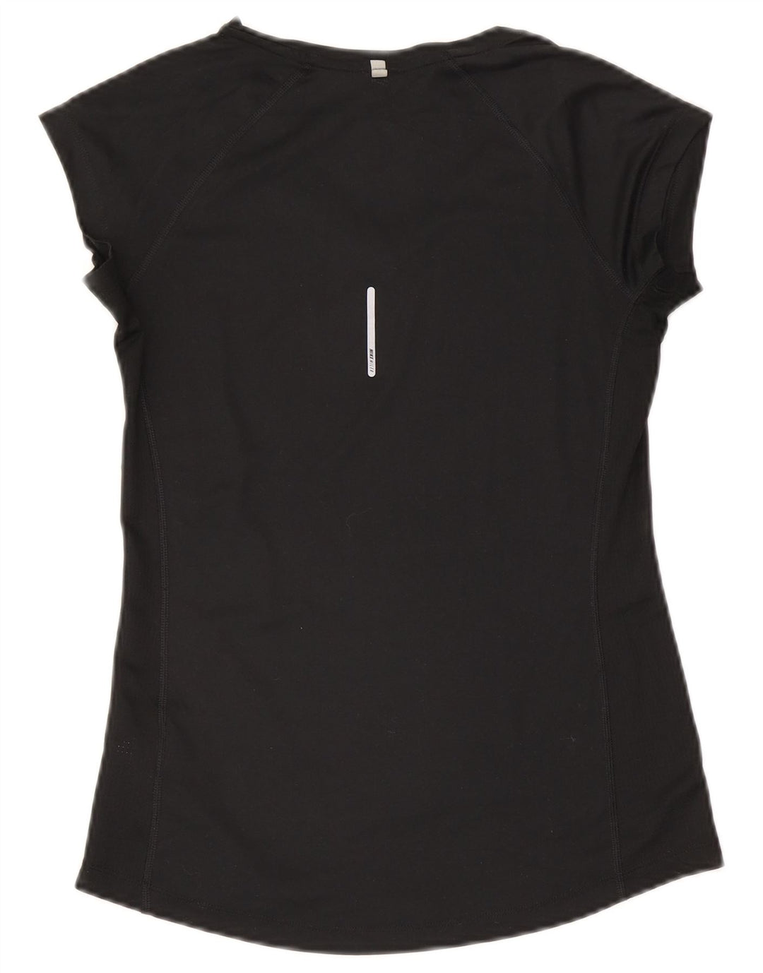 Женская футболка Nike Dri Fit Top UK 8, маленький черный полиэстер