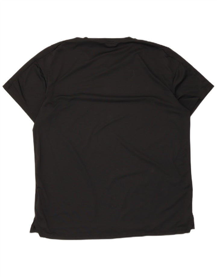 Мужская футболка Nike Dri Fit, большой черный полиэстер