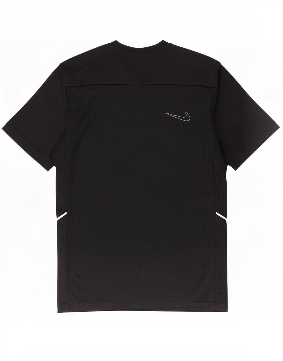 Мужская футболка Nike Dri Fit Slim, верх среднего размера, черный полиэстер