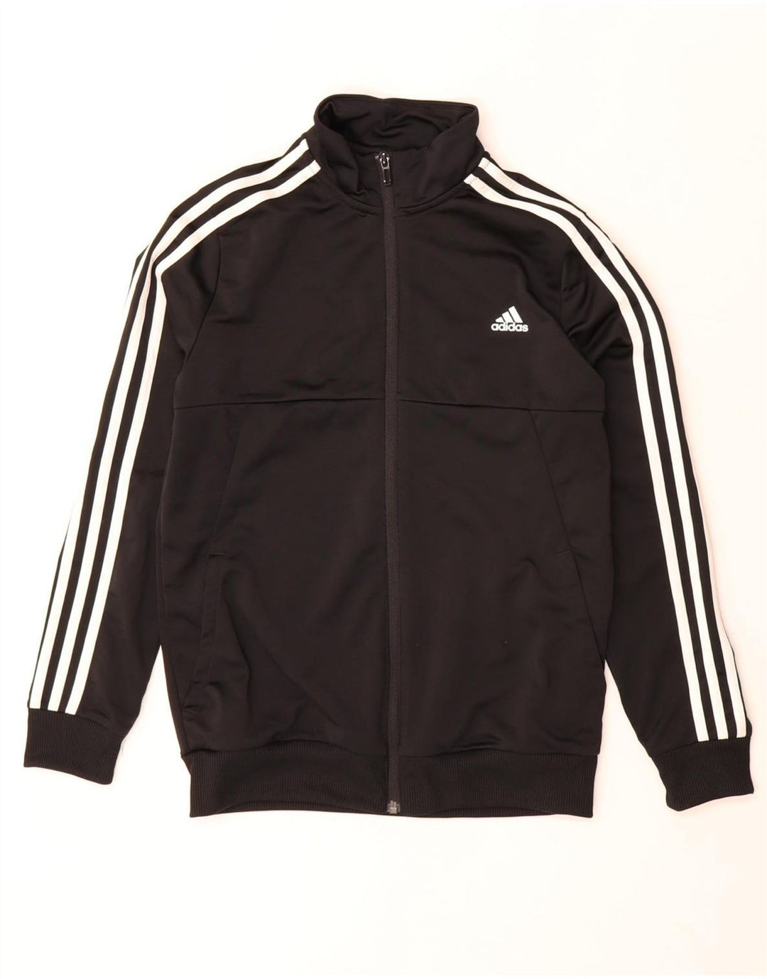 Спортивный костюм Adidas Climalite для мальчиков, верхняя куртка 13-14 лет, черный полиэстер