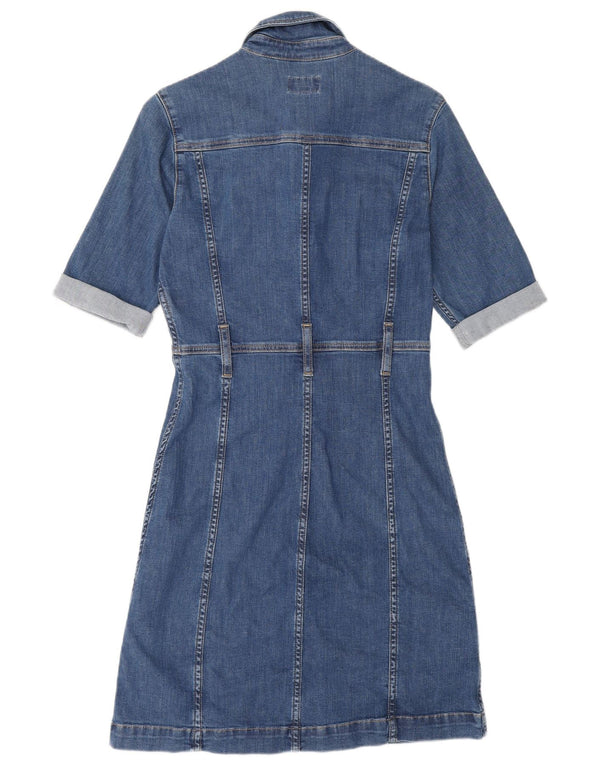 Женское джинсовое платье PEPE Jeans UK 10, маленькое синее, хлопок