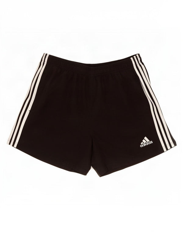 Мужские спортивные шорты Adidas, большие черные из полиэстера