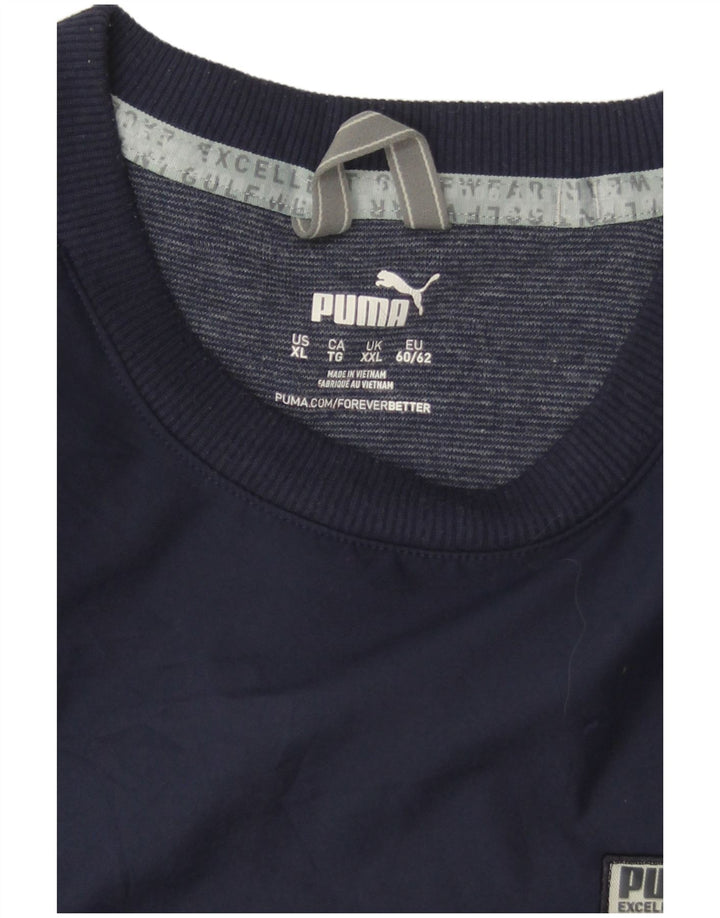Мужской свитшот PUMA 2XL темно-синий