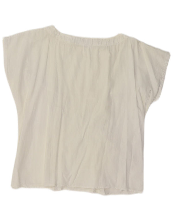 Женская укороченная футболка VINTAGE UK 14, средний белый