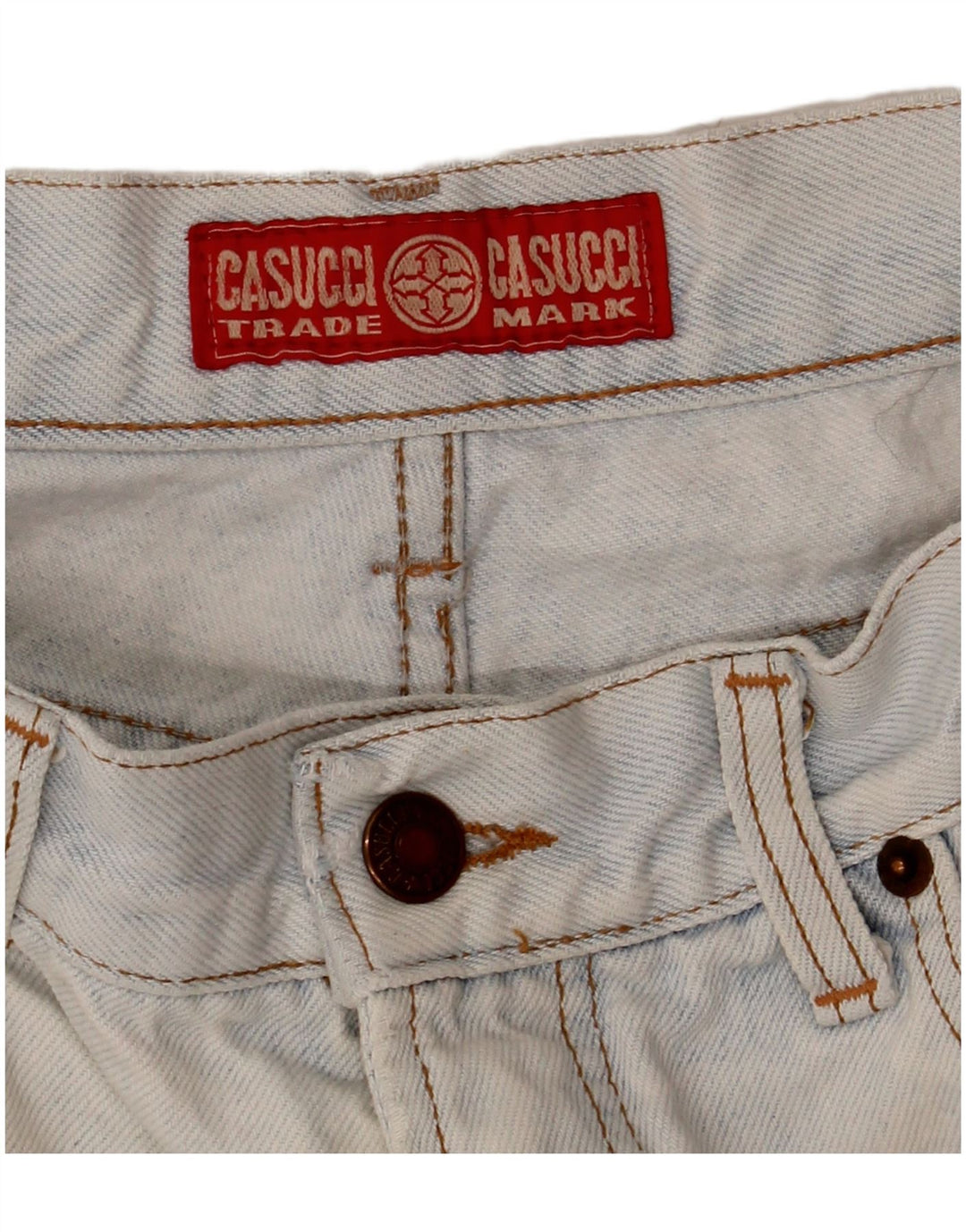 Мужские джинсовые шорты Casucci с рисунком W30, средние синие