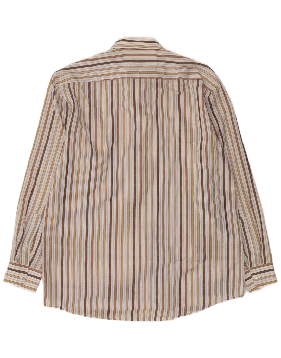 Винтажная мужская рубашка, размер 16 1/2 42, большая хлопковая разноцветная полоска