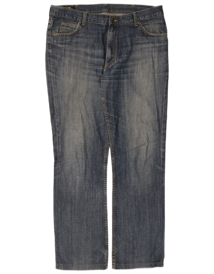 Мужские прямые джинсы Lee REED W38 L32, синий хлопок
