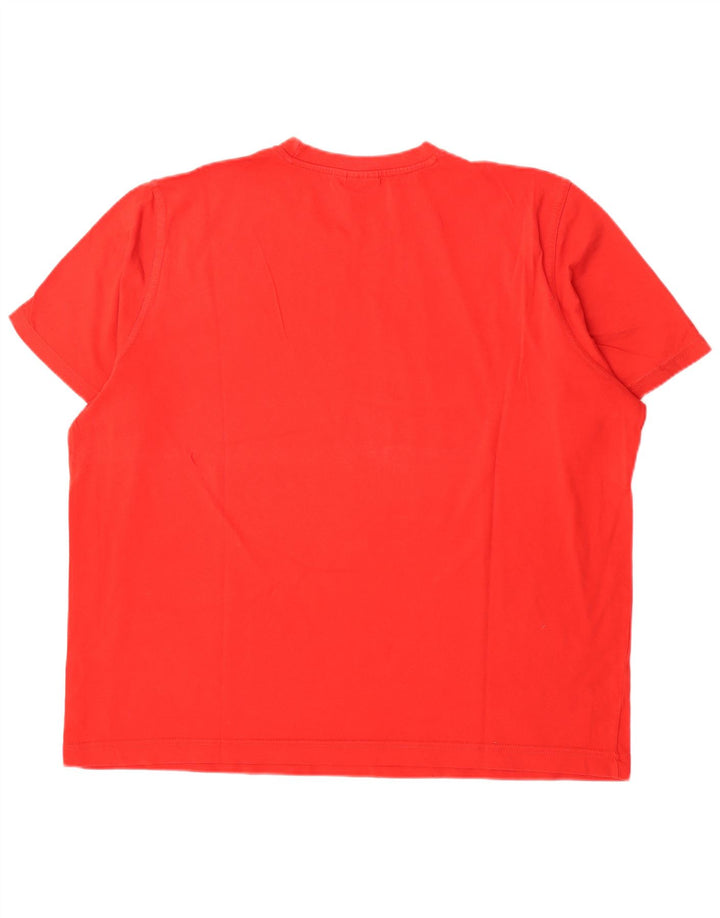 Мужская футболка с рисунком Puma 2XL, красный хлопок