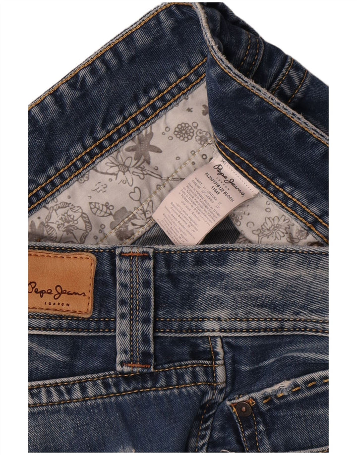 PEPE Jeans Женские джинсы Bootcut W27 L32 Синий хлопок