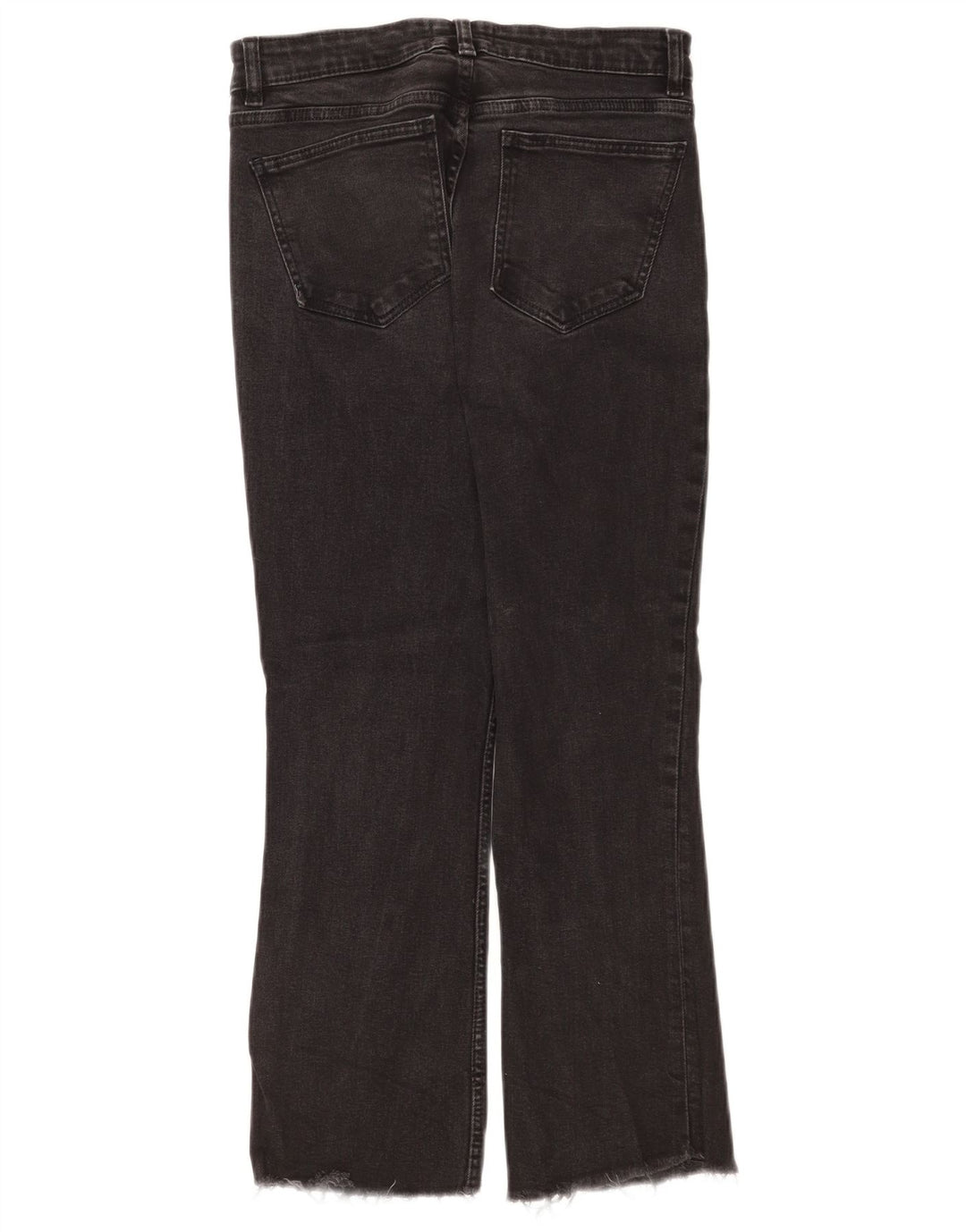 Женские укороченные джинсы Zara Bootcut EU 42, большие W32 L24, черные