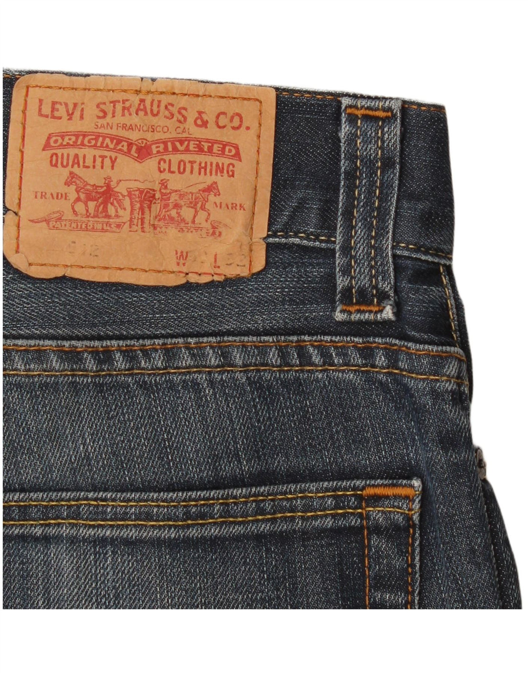 Женские джинсы Levi's 512 Bootcut W32 L32 Темно-синие