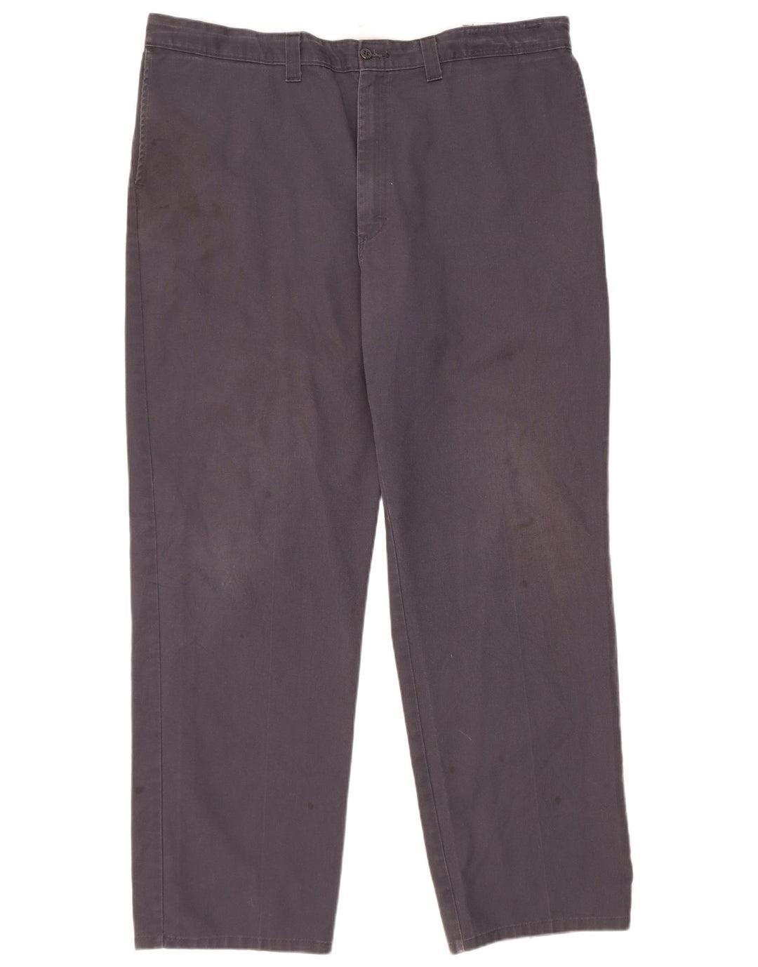 Мужские прямые брюки-чиносы Dickies W42 L32 темно-синие из полиэстера