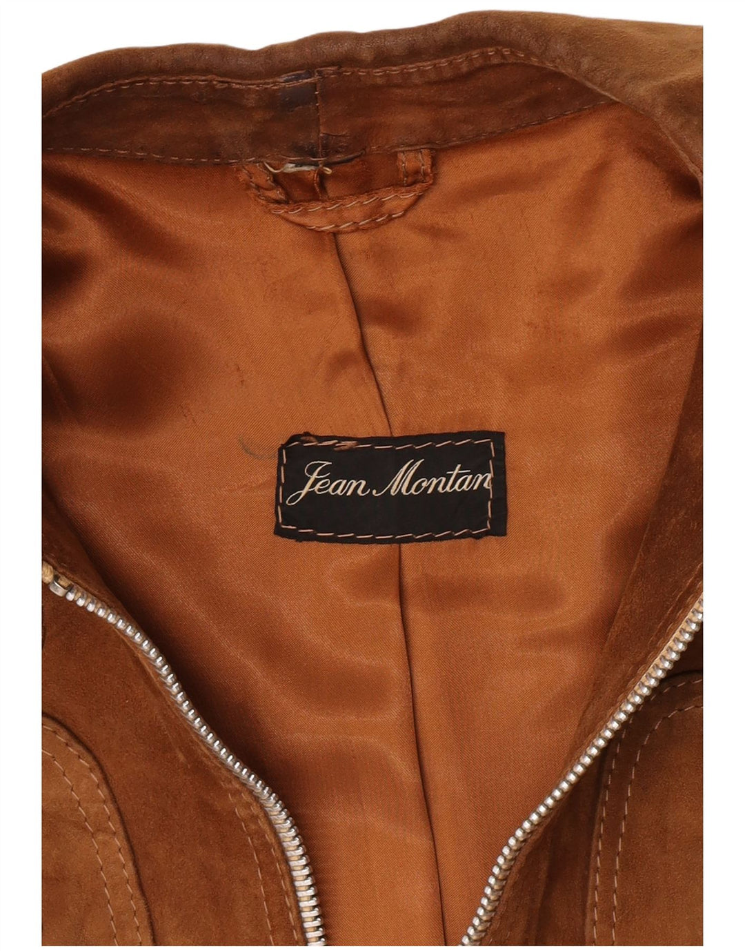 Винтажная женская замшевая куртка UK 10, маленькая коричневая