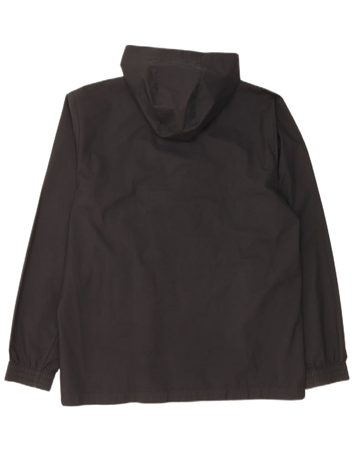 Мужская дождевик ADIDAS с капюшоном UK 38, средний черный, полиэстер