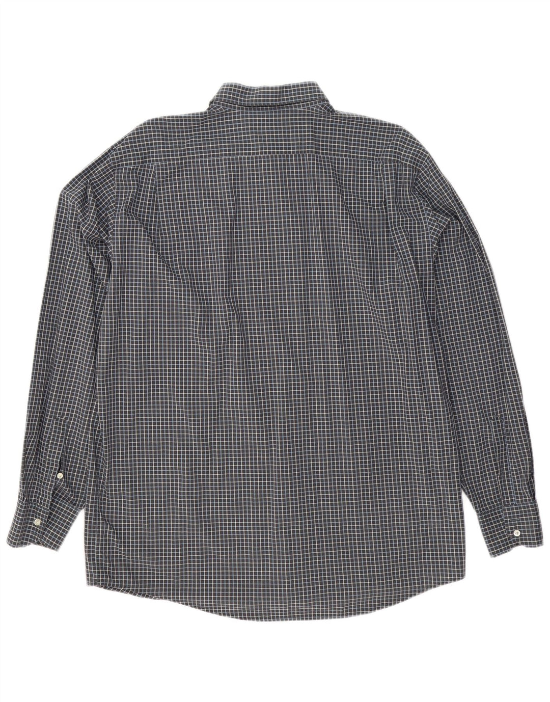 Мужская рубашка стандартного кроя Lacoste, размер 45 XL, хлопковая серая клетка