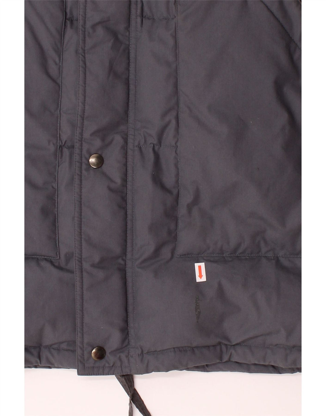 ELHO Mens Padded Coat IT 52 XL Grey Polyester Vintage Elho and Second-Hand Elho from Messina Hembry 