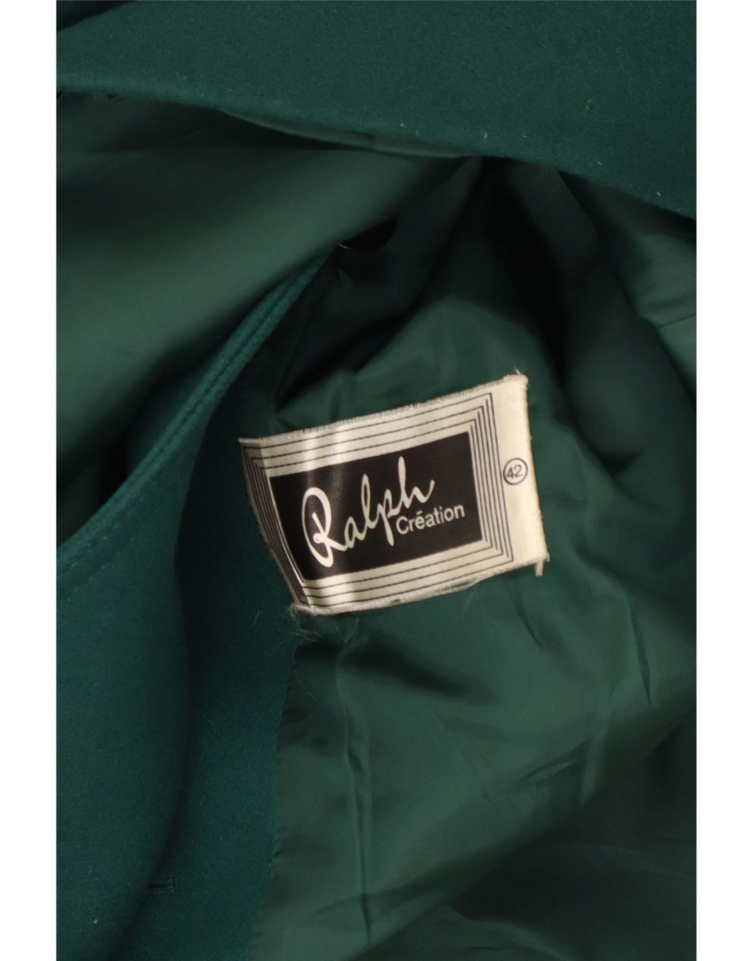RALPH Женское двубортное пальто IT 42 Средний Зеленый
