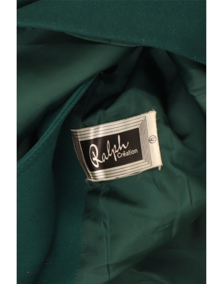 RALPH Женское двубортное пальто IT 42 Средний Зеленый