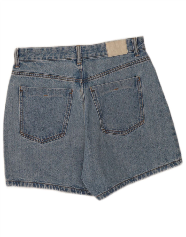 Женские джинсовые шорты Zara с высокой талией EU 40 Medium W30 Синие