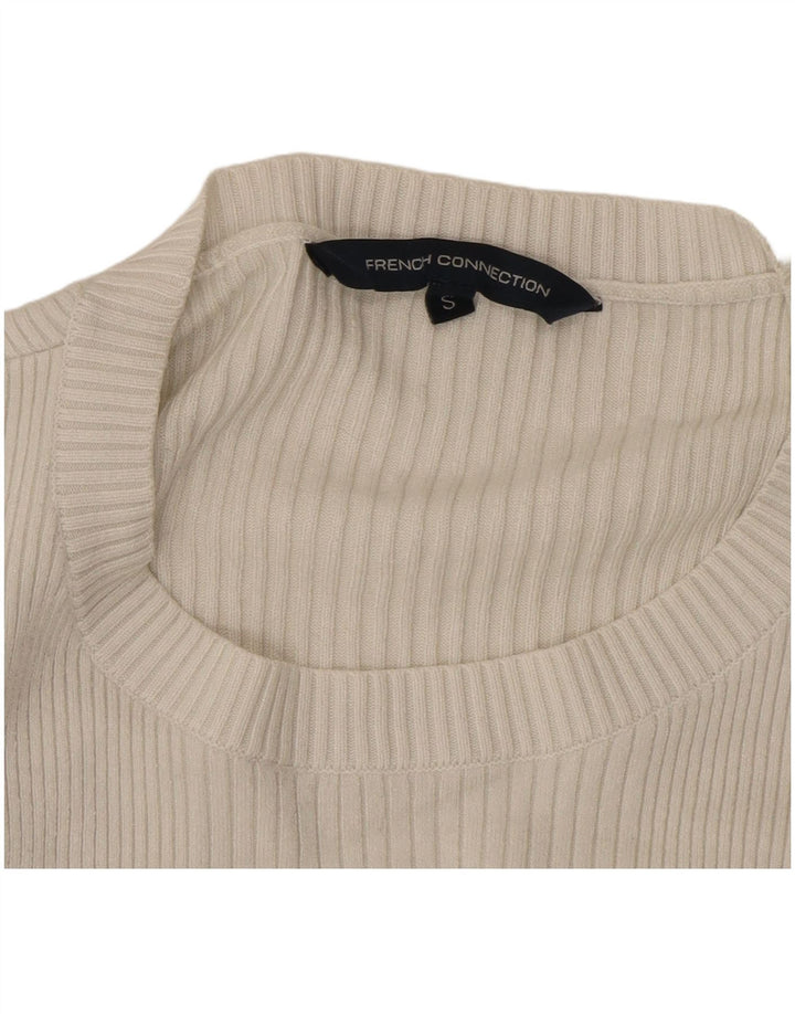 Женский топ French Connection с длинным рукавом, Великобритания, 10, маленький белый