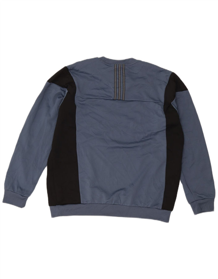 Мужской свитер Adidas Jumper XL Серый полиэстер с цветными блоками