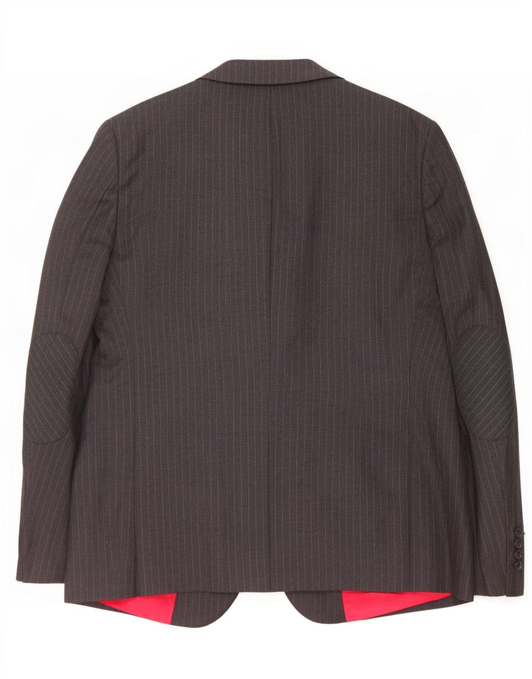 Tommy Hilfiger Мужской пиджак на двух пуговицах IT 56 3XL Серый в тонкую полоску