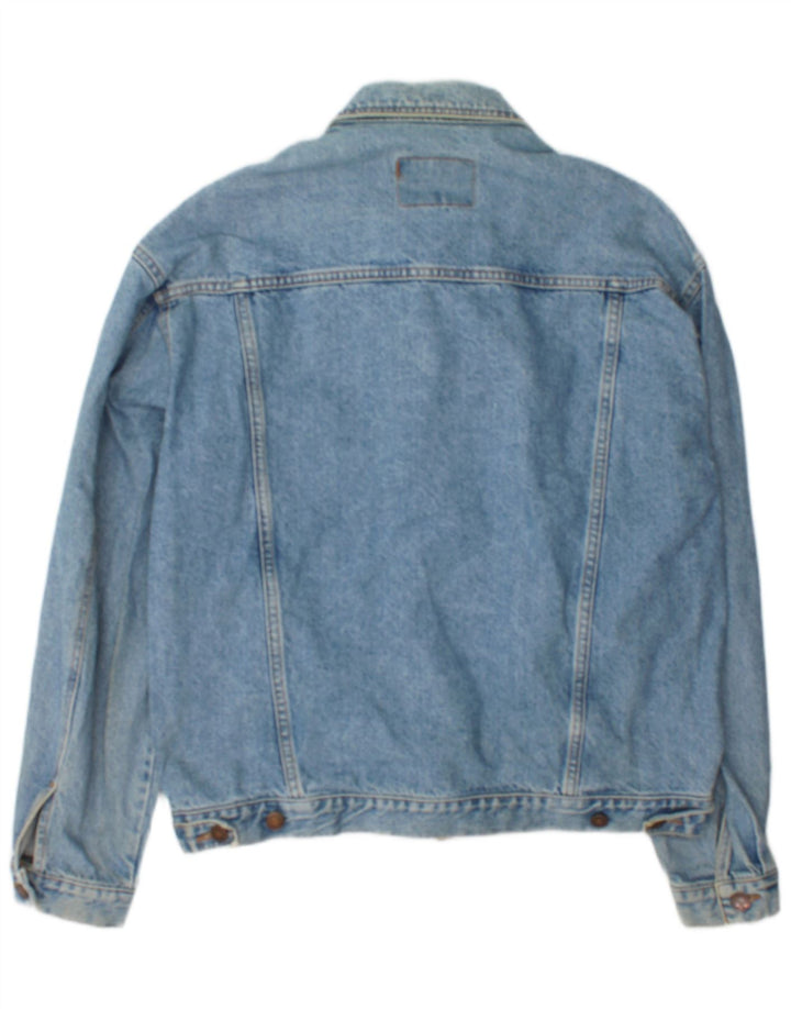 Casucci Mens Denim Jacket UK 38 Medium Blue Cotton