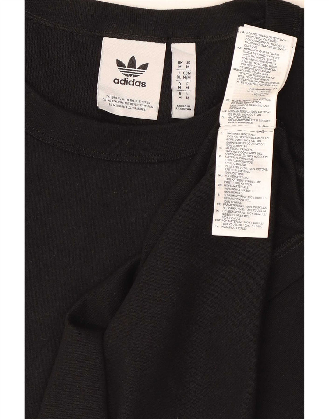 Мужская футболка Adidas Top Medium Black Cotton