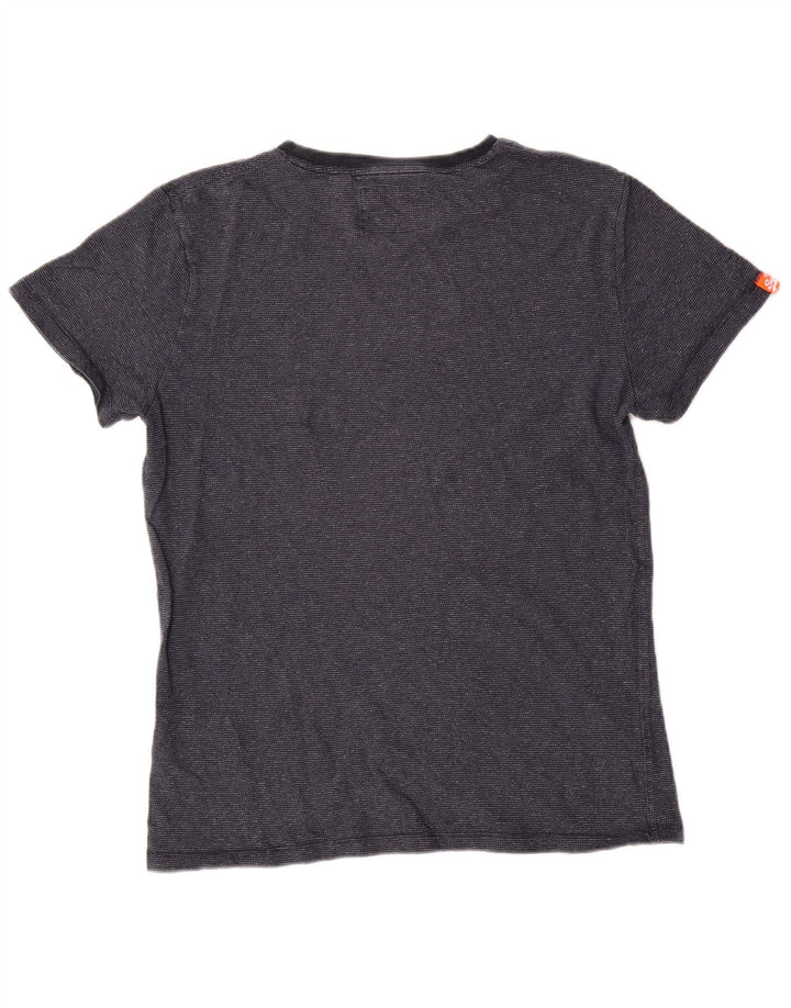 Мужская футболка Superdry, большой темно-синий хлопок