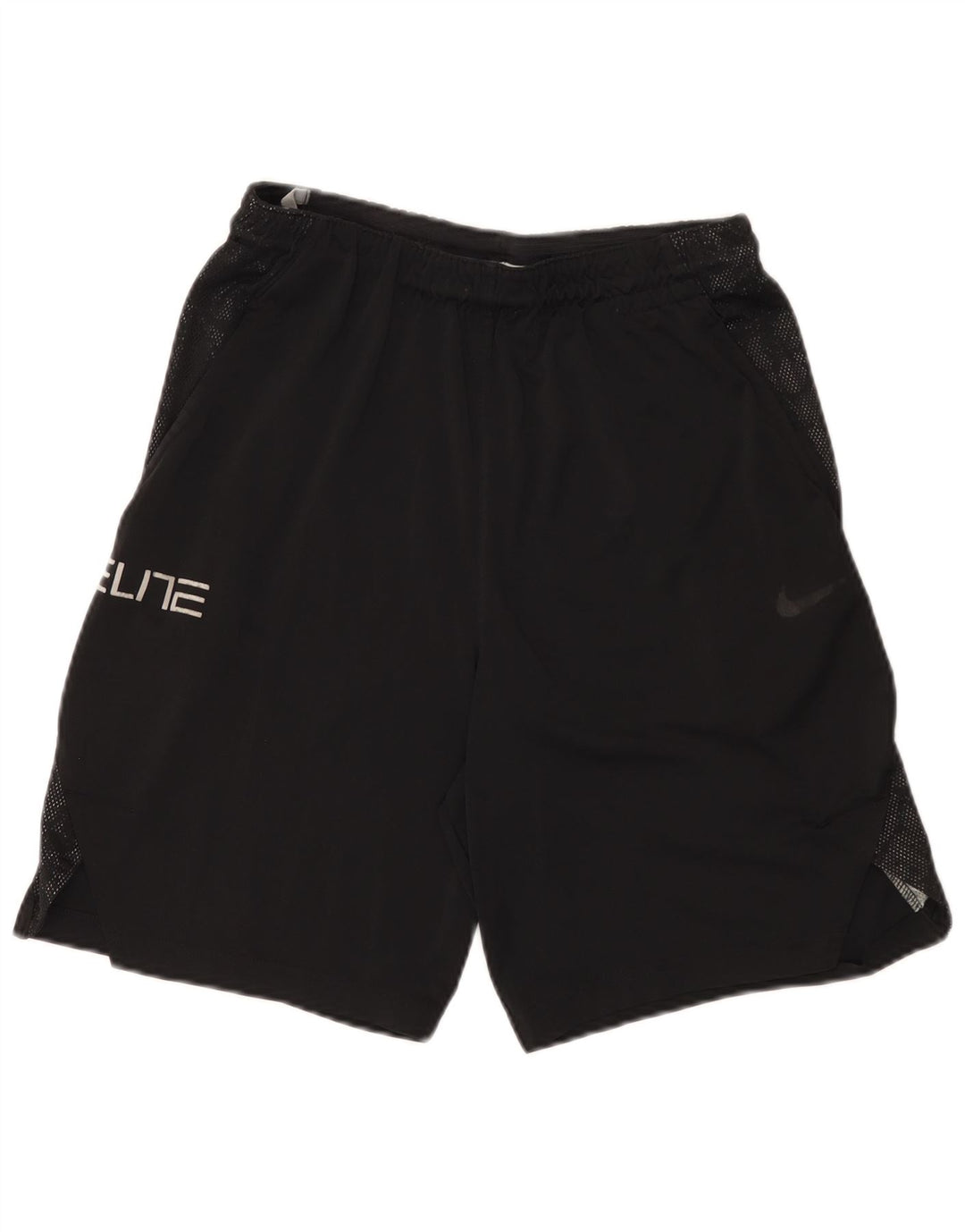 Мужские спортивные шорты Nike Dri Fit с графикой, средний черный полиэстер