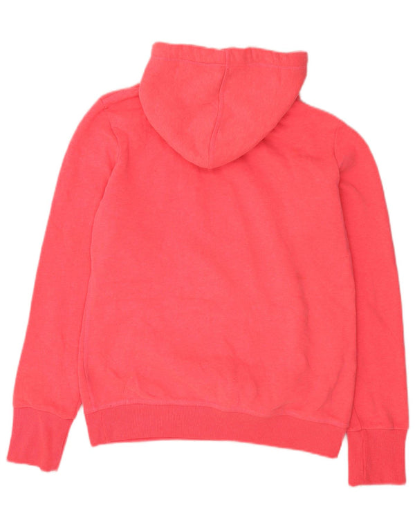 Женский джемпер с капюшоном Superdry UK 16, большой розовый, хлопок