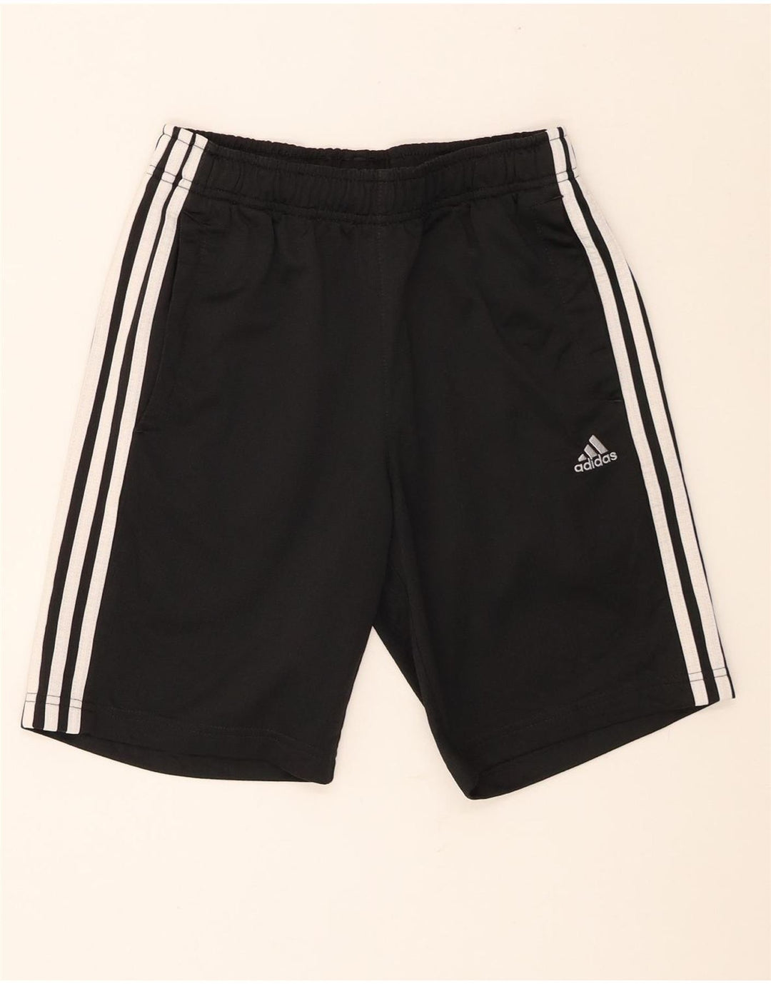 Спортивные шорты Adidas для мальчиков 13-14 лет, черный полиэстер