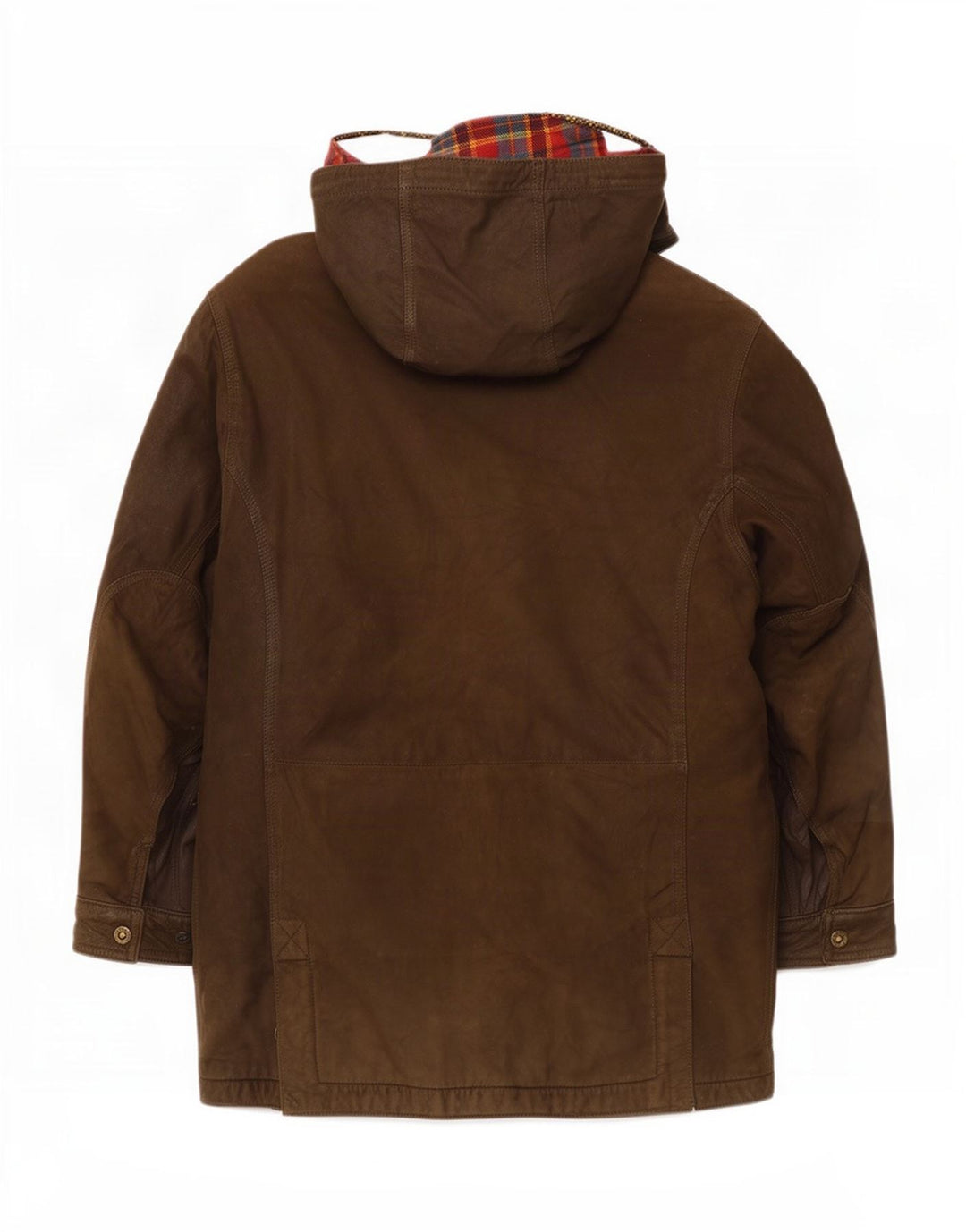 Conrad Мужская кожаная ветровка с капюшоном IT 52 XL Хаки
