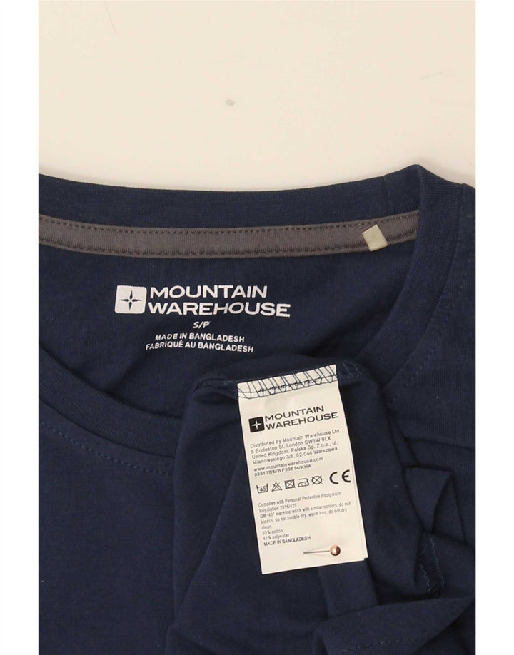 Мужская футболка с рисунком Mountain Warehouse Yorkshire, маленькая, темно-синяя