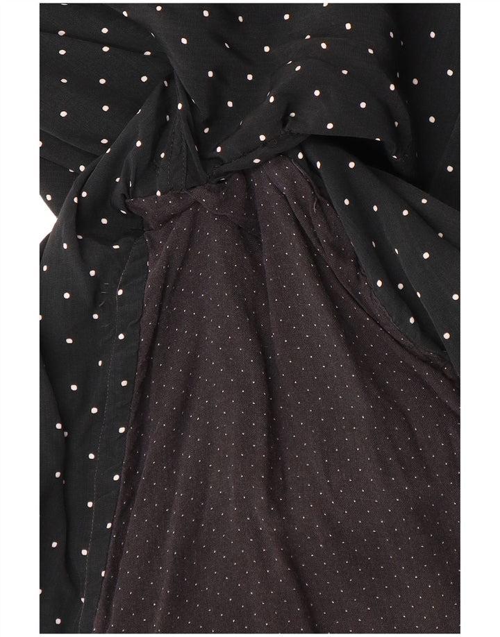 Мужская рубашка с коротким рукавом TIPO' S XL, черная в крапинку