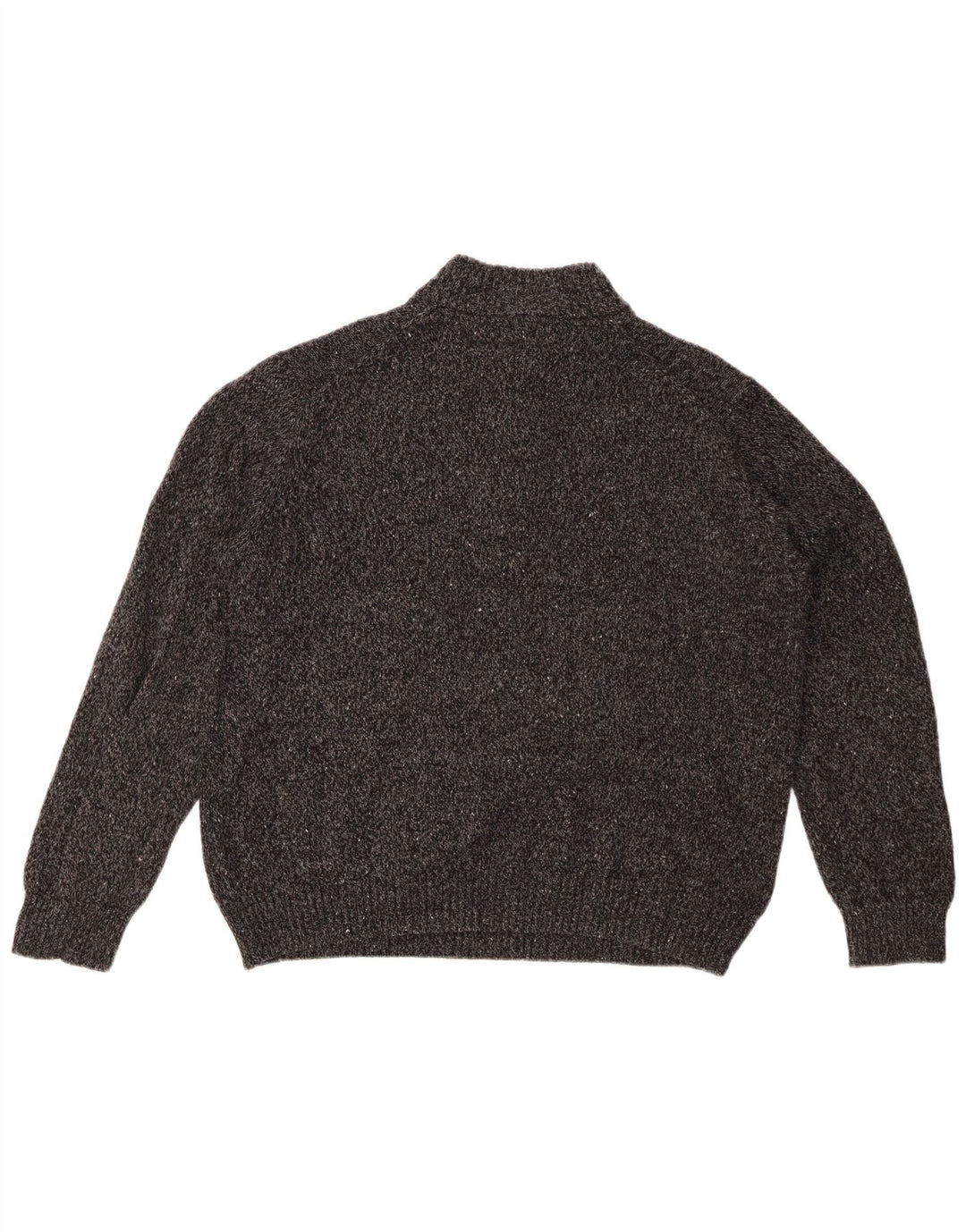 Женский свитер Izod с воротником на пуговицах, Великобритания, 20, 2XL, серый акрил в крапинку