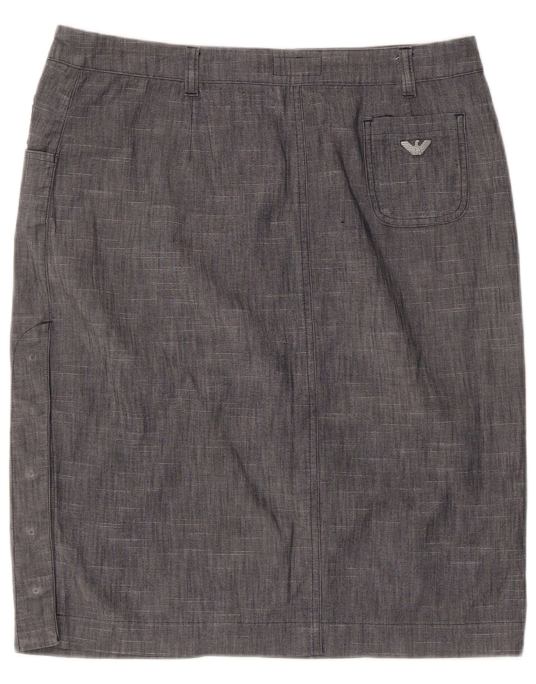 Armani Женская прямая юбка IT 46 Large W32 Серый хлопок
