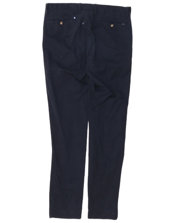 POLO RALPH LAUREN Мужские костюмные брюки W34 L34 Темно-синие