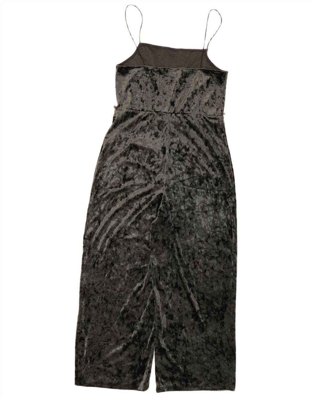 Женский велюровый комбинезон Topshop UK 10, маленький серый полиэстер