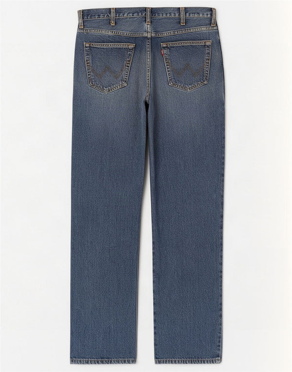 Мужские прямые джинсы Wrangler Texas W36 L32, синий хлопок