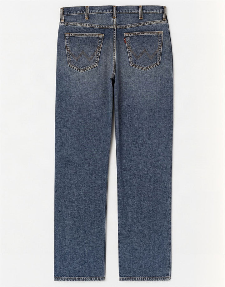 Мужские прямые джинсы Wrangler Texas W36 L32, синий хлопок