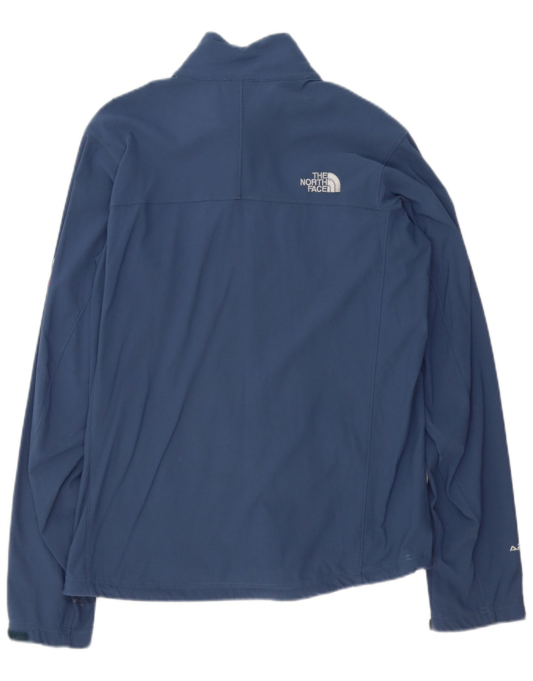 Мужская спортивная куртка The North Face среднего темно-синего цвета