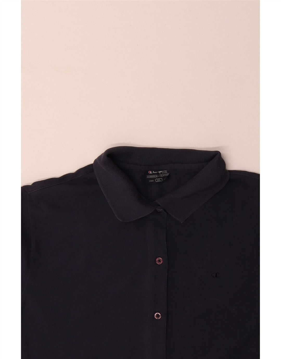 Женская блузка-рубашка с коротким рукавом CHAMPION UK 18 XL Темно-синяя