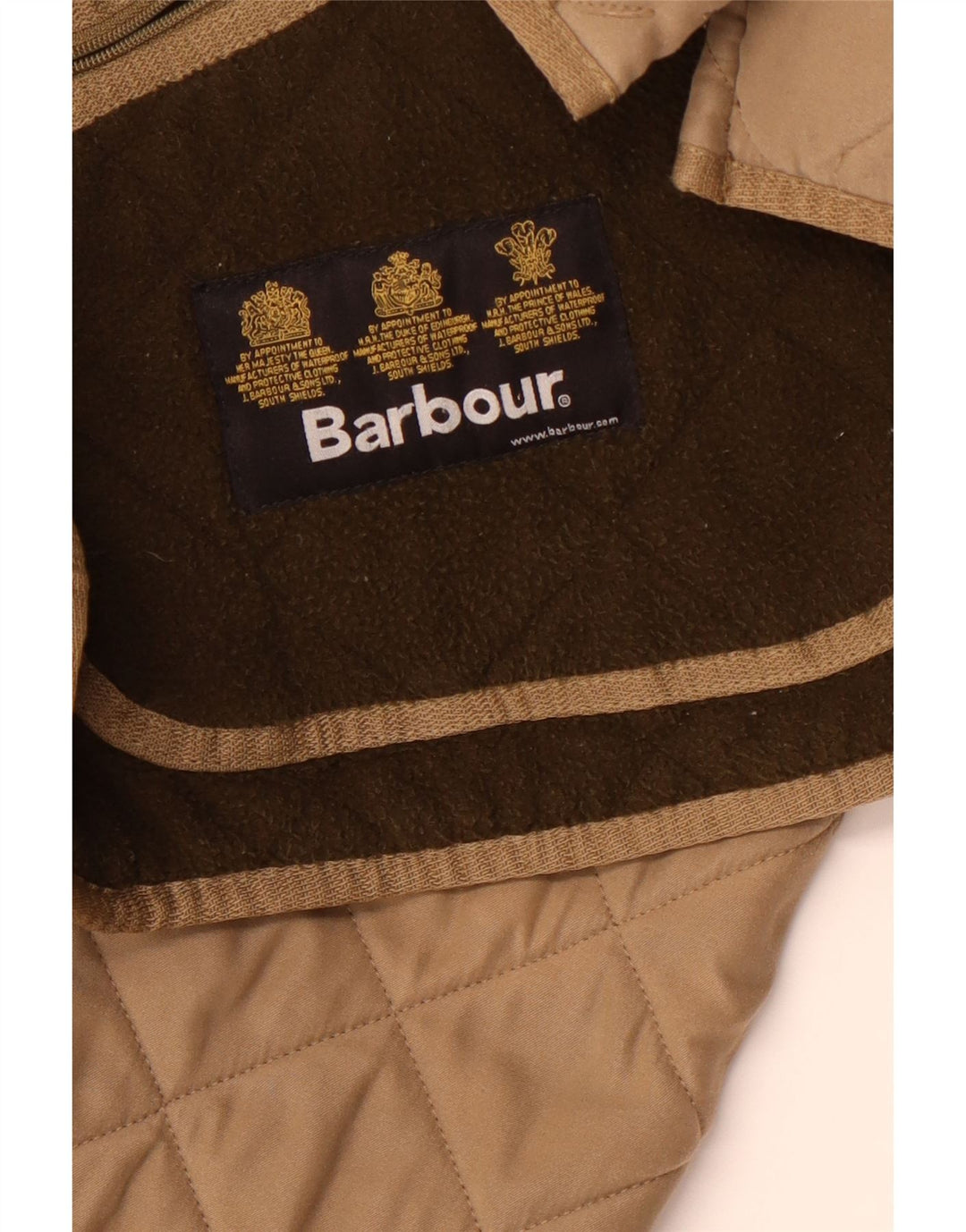 Мужская стеганая куртка Barbour UK 40 большая коричневая