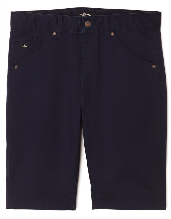 Мужские шорты чинос Jack & Jones, большие W34, темно-синие, полиэстер