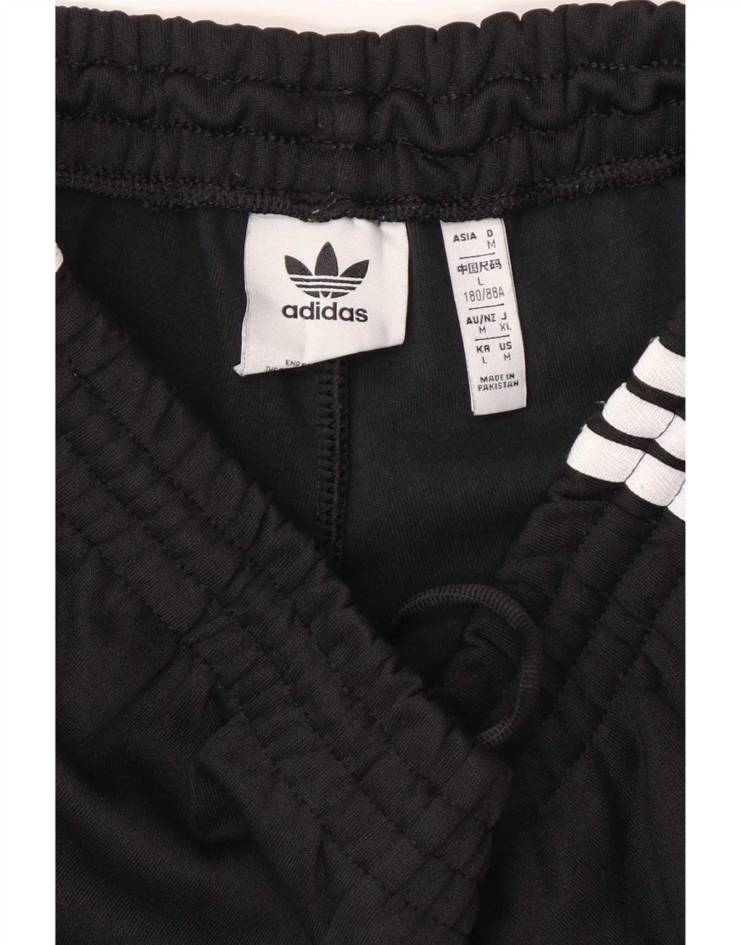 Adidas Мужские спортивные брюки Джоггеры Большой черный полиэстер