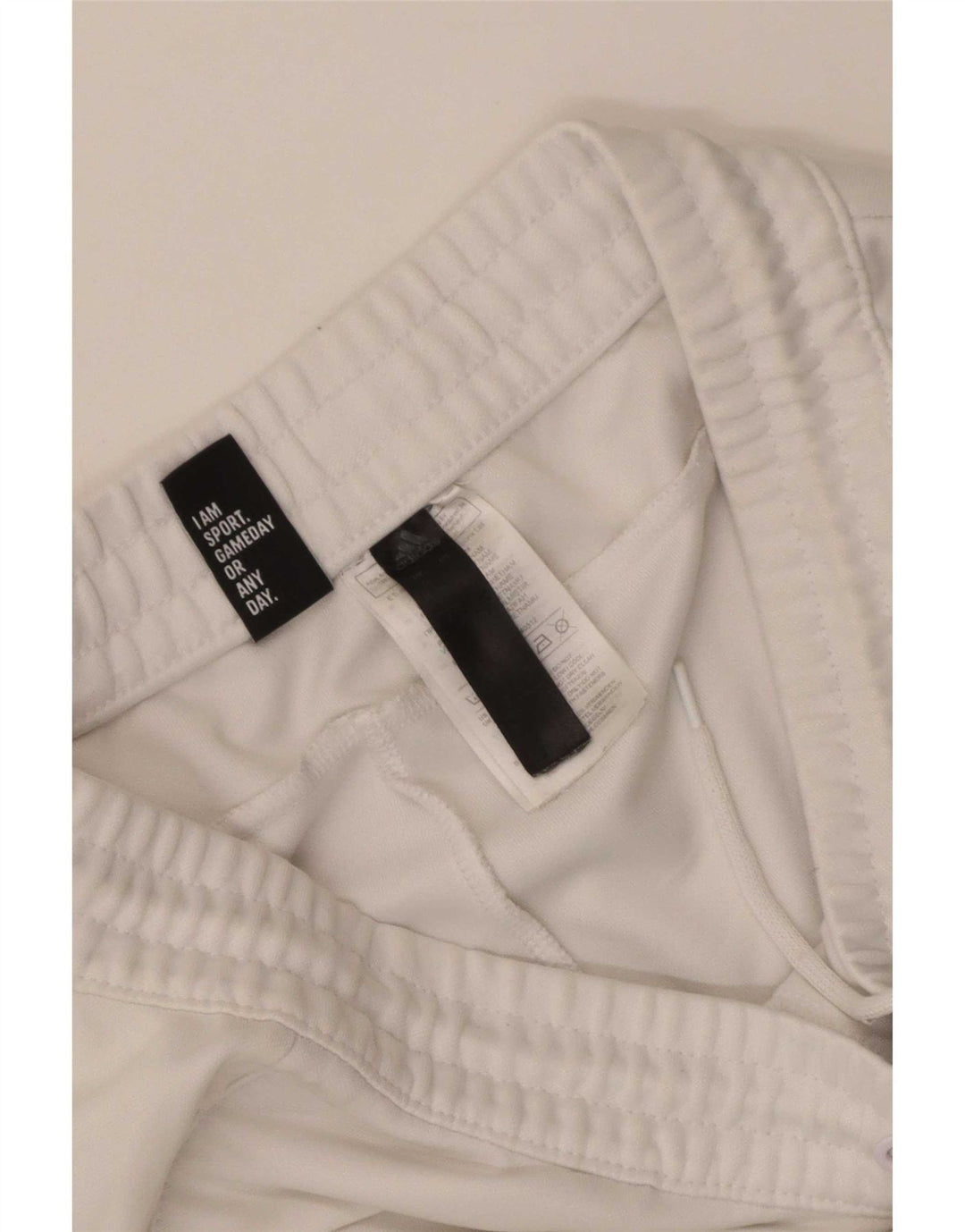 Adidas Womens Tracksuit Trousers UK 14 Medium  White Polyester