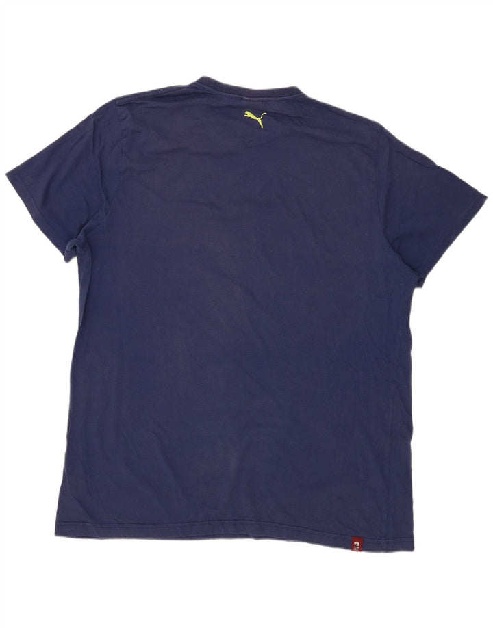 Мужская футболка с рисунком Puma Top 2XL Темно-синий